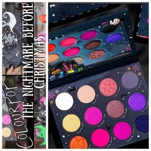 Colourpop X Disney's The Nightmare Before Christmas Eyeshadow Palette
